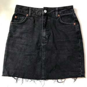 Topshop Moto Denim Mini Skirt